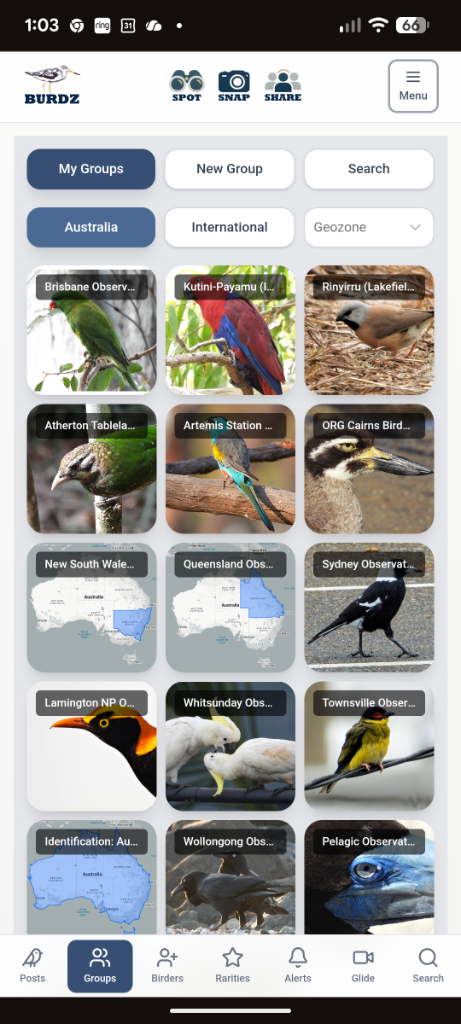 Groups screenshot 1