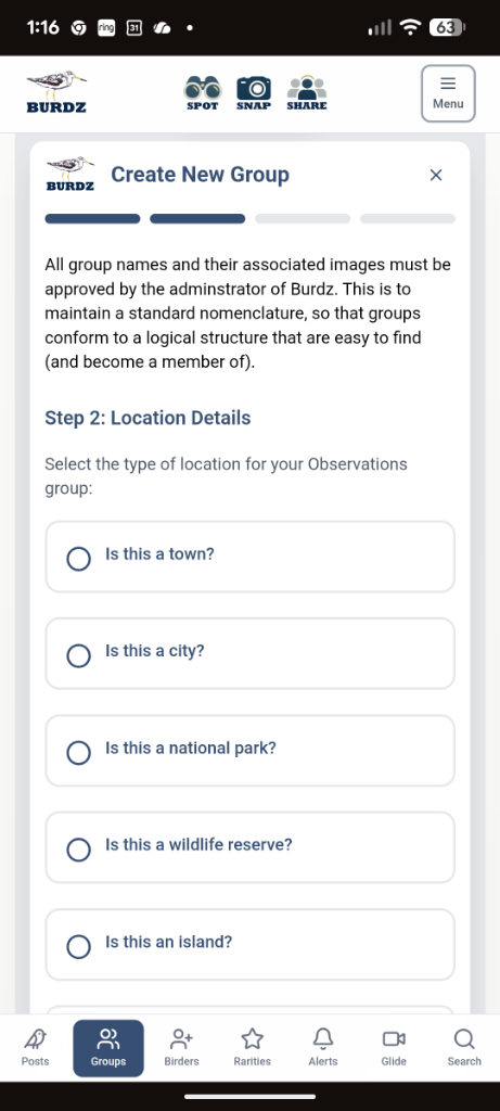 Groups screenshot 3