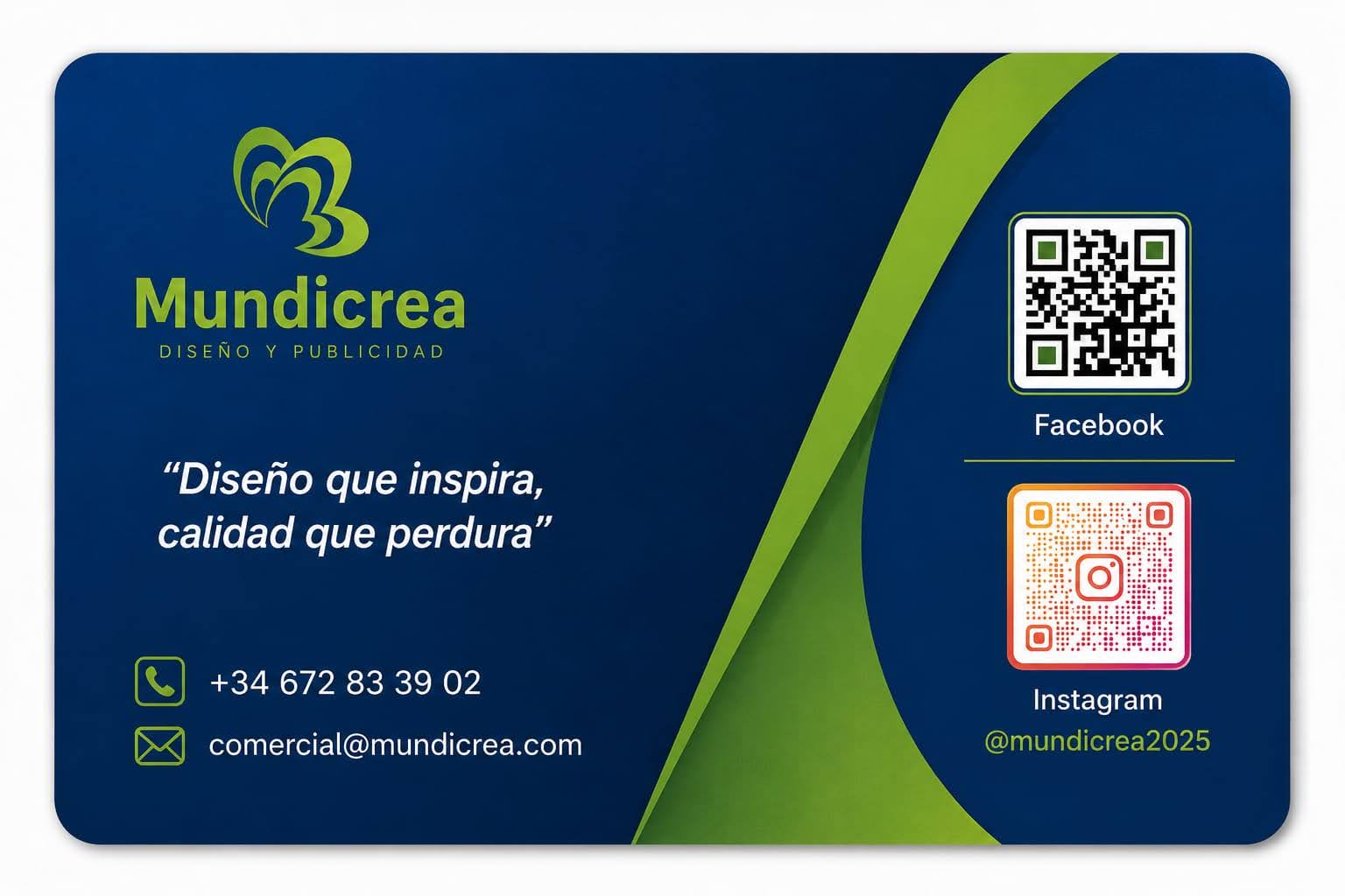 Tarjeta de visita Mundicrea
