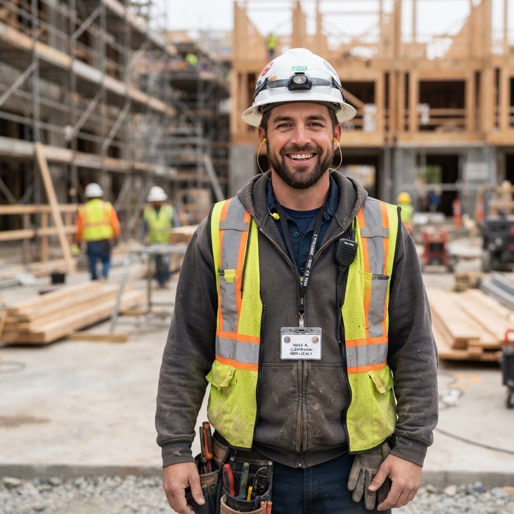 Example tradesperson profile photo