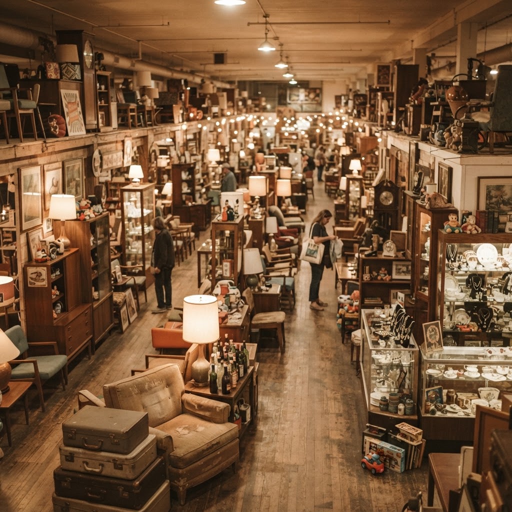 Vintage Treasures Antique Mall — Socially Versed listing