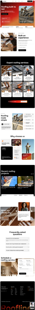 Home Services website example