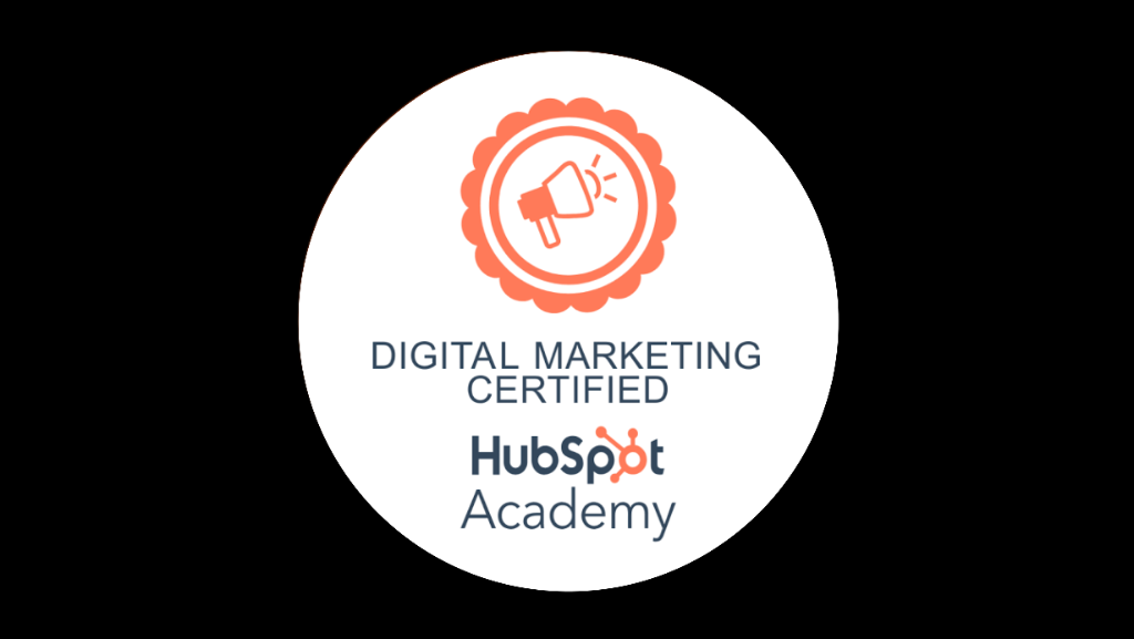 HubSpot Academy Digital Marketing Certification - Jim Robbins
