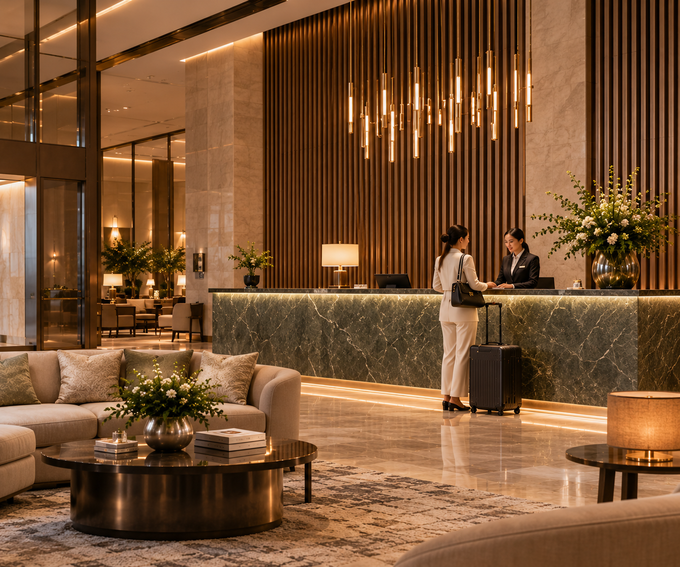Hotel lobby