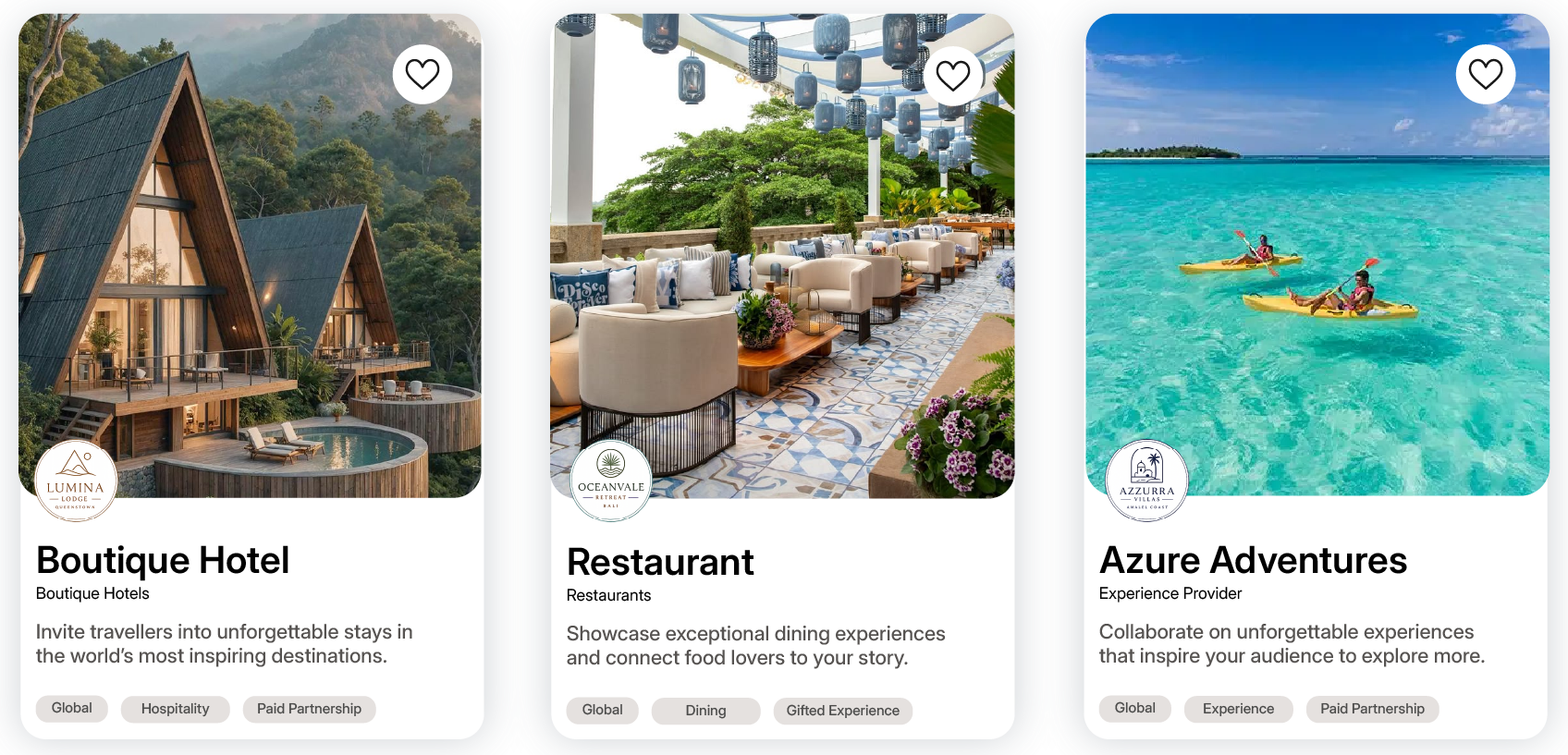 Partner terrace overlooking the sea