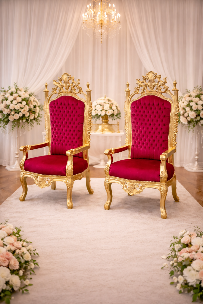 King & Queen Throne Chairs