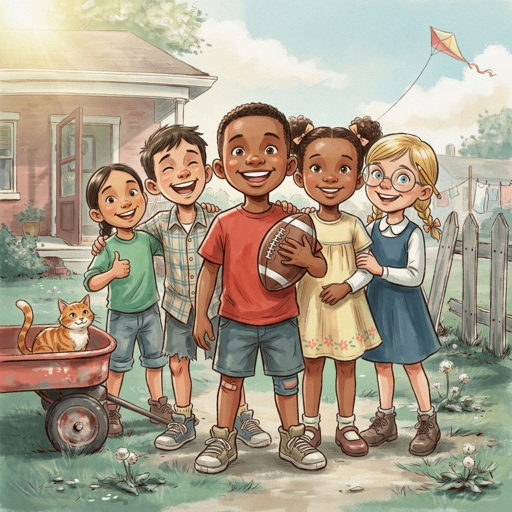 Little Mel and Friends — the five children of Kenwood Street