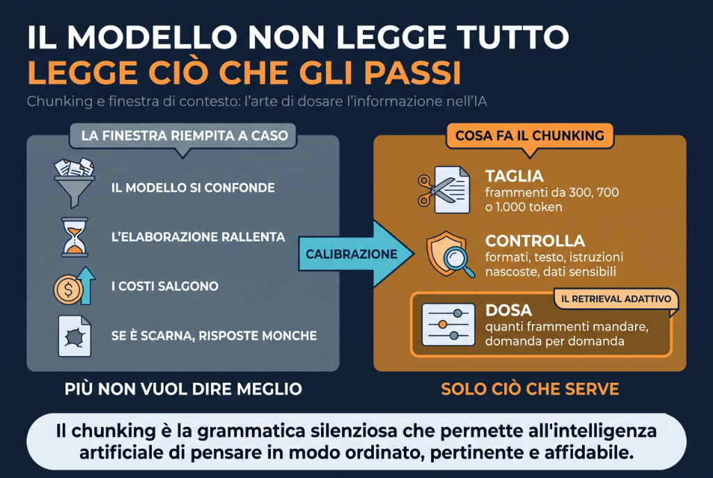 Copertina dell'articolo: Chunking e finestra di contesto