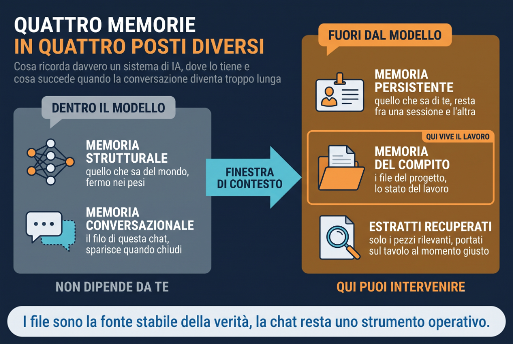 Copertina dell'articolo: Le diverse forme di memoria della IA