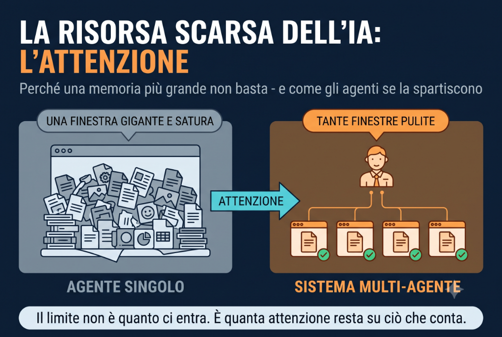 Copertina dell'articolo: La risorsa scarsa dell'IA: l'attenzione