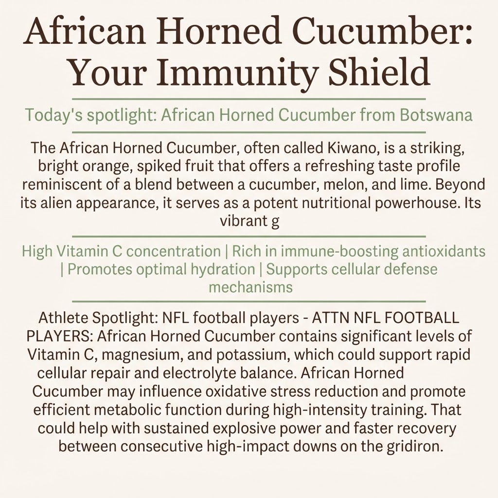 African Horned Cucumber