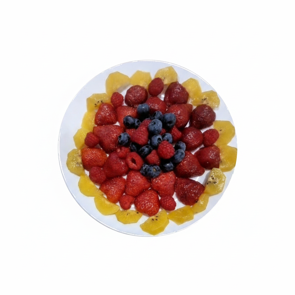 Mixed Berry and Golden Kiwi Plate