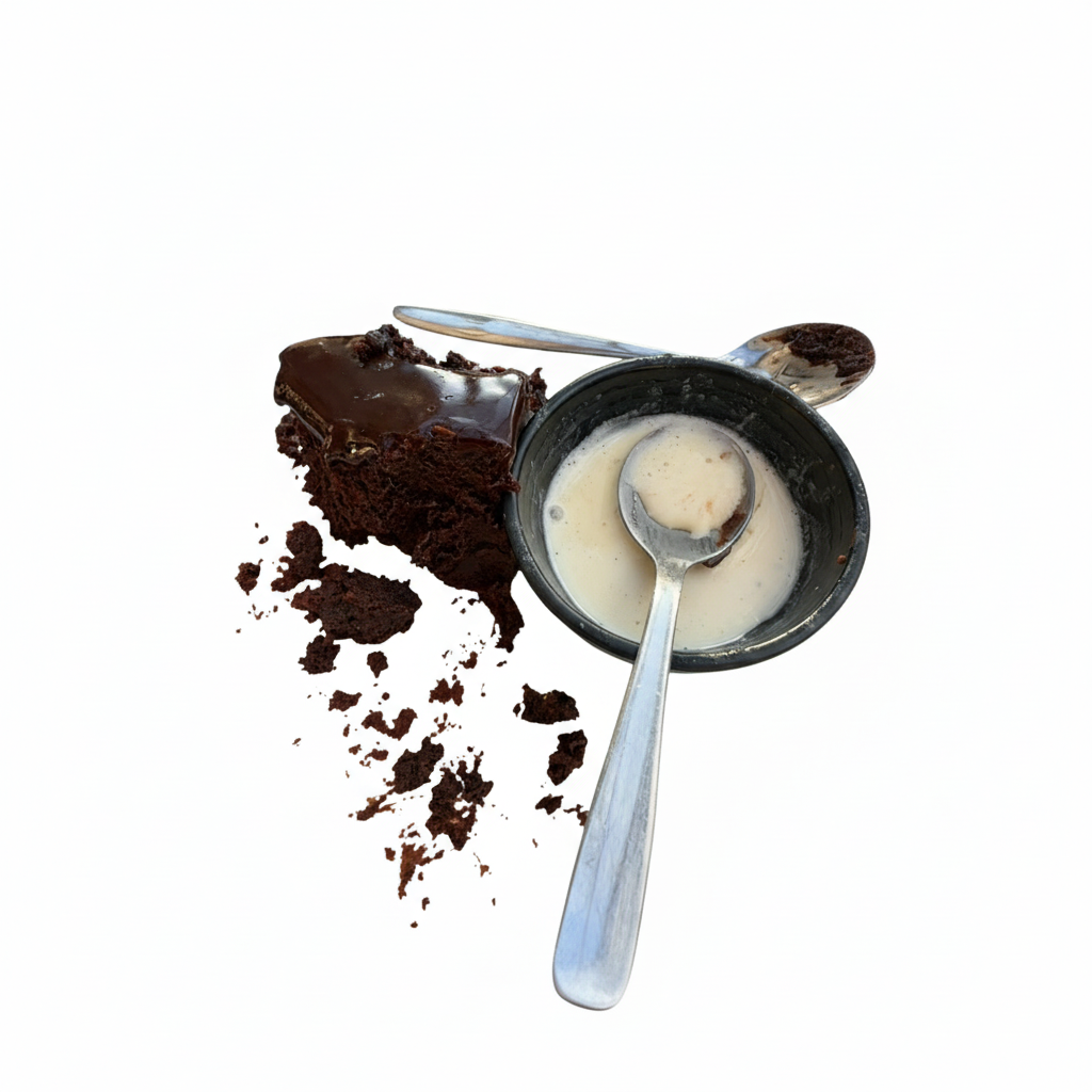 Decadent Chocolate Cake with Custard