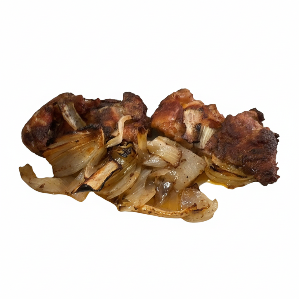 Roasted Chicken with Caramelized Onions