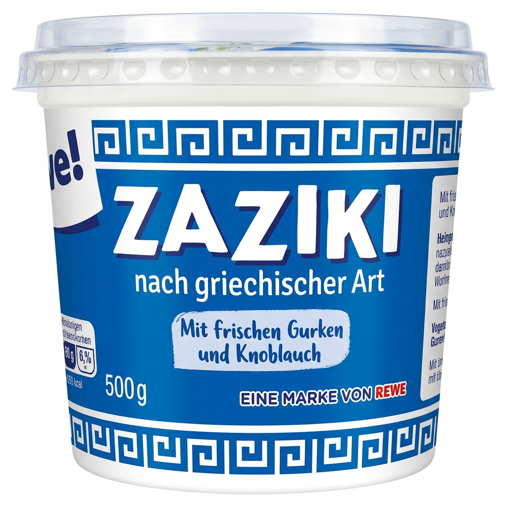 Tzatziki in Greek style