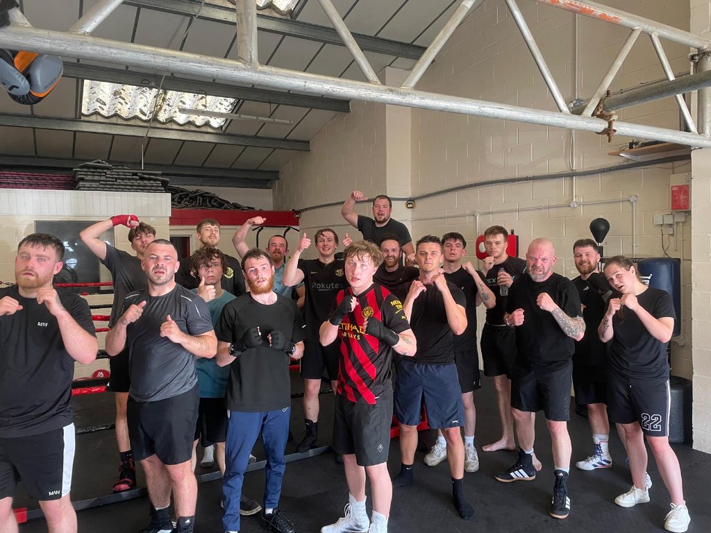 Members training at Basingstoke Boxing Classes — photo 1 from our Hatch Warren gym at Unit E7 Grafton Way RG22 6HY