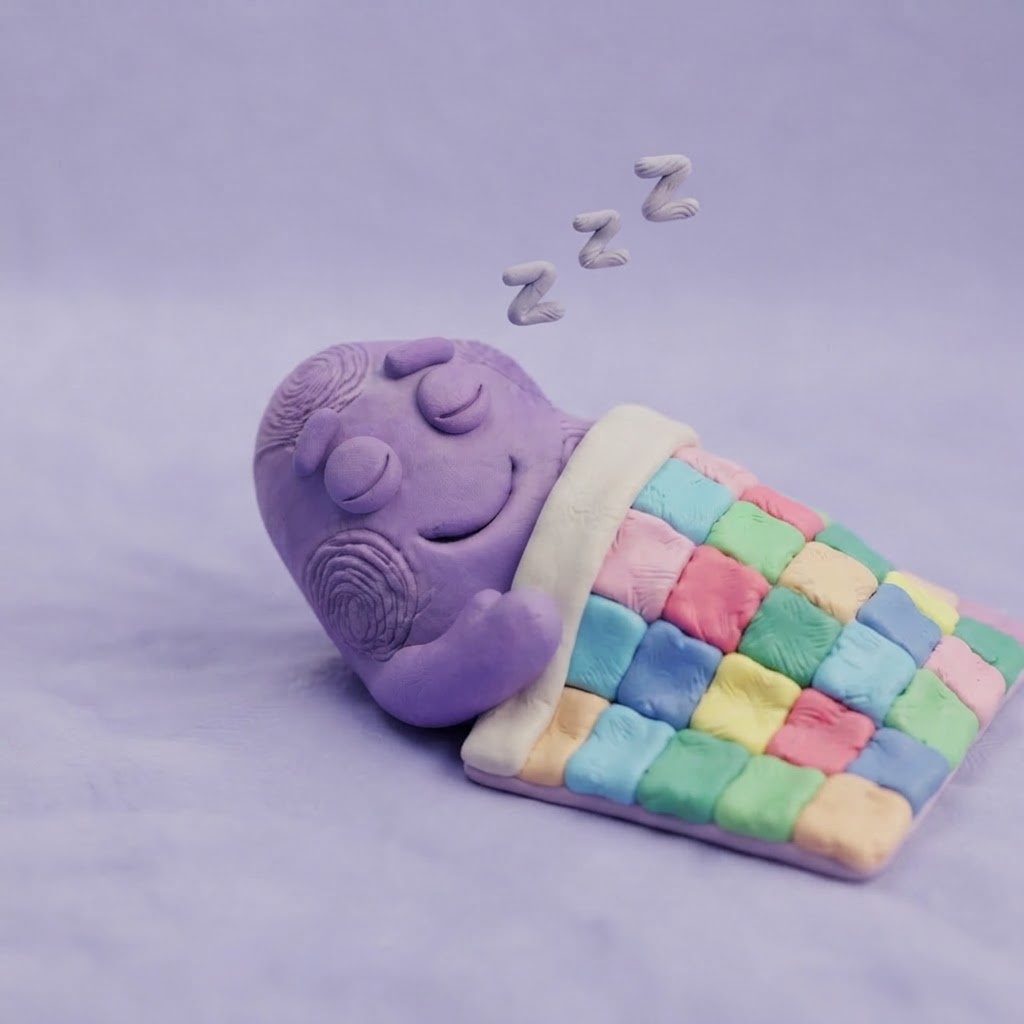 Sleeping slob — rest is part of the plan