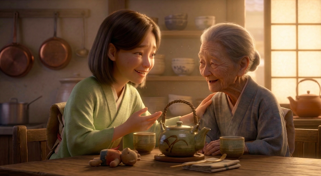 Shoji Story still — tea ceremony