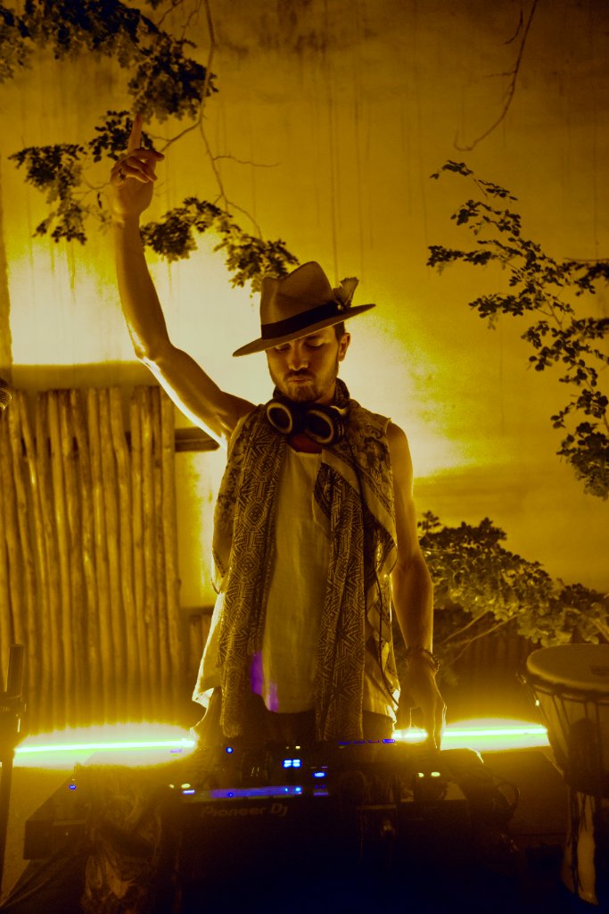Live DJ at Tulum event