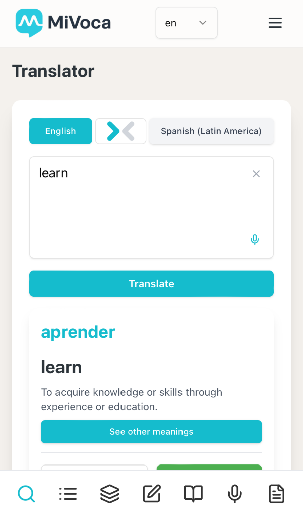 Translator feature