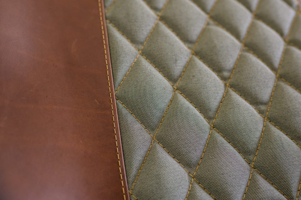 Khaki Canvas and Tan Leather