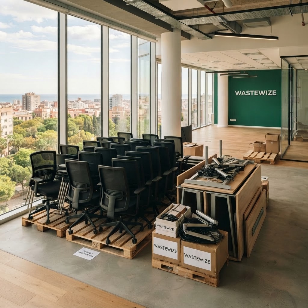 Débarras de mobilier de bureau à Nice : Devis en 3 min
