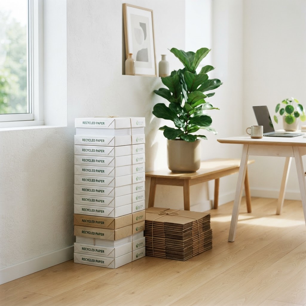 Recyclage du papier et carton au bureau : le guide complet entreprise