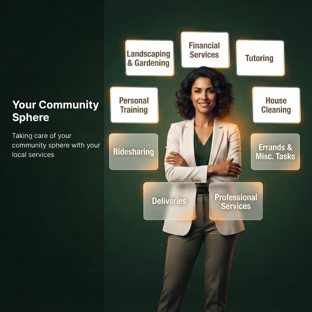 One Premier member surrounded by multiple service income streams