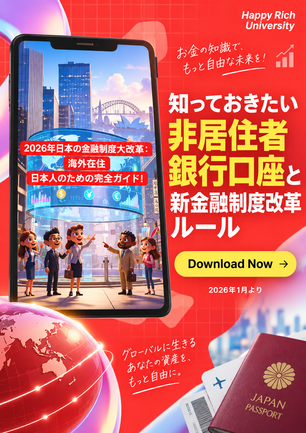 非居住者 銀行口座と新金融制度改革