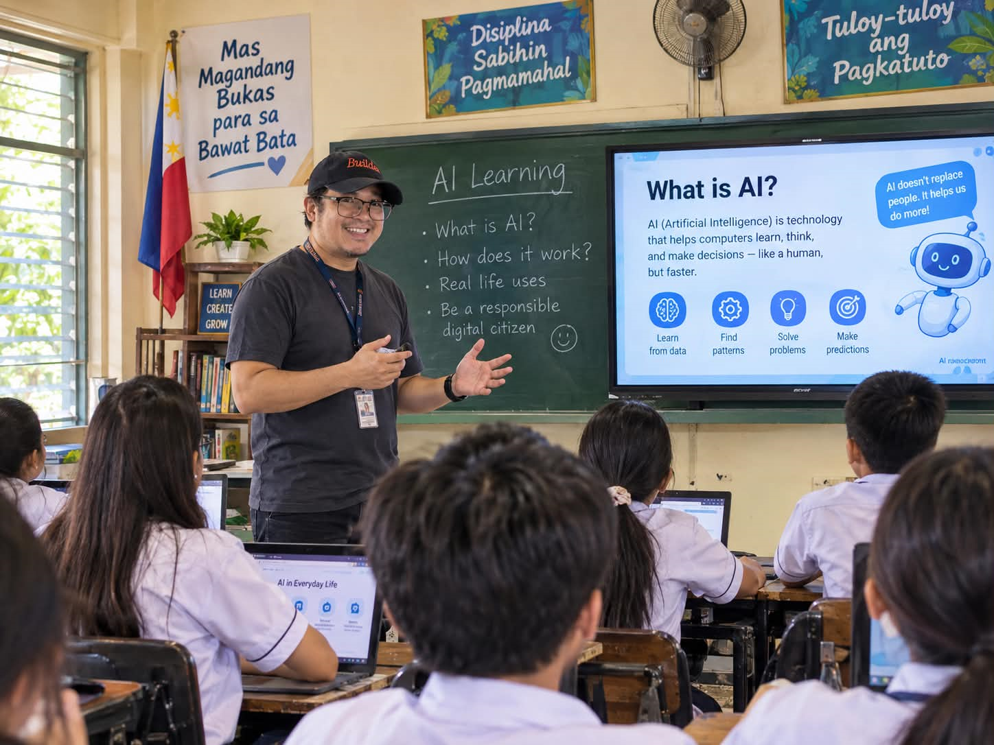 Philippine classroom using Klasrom