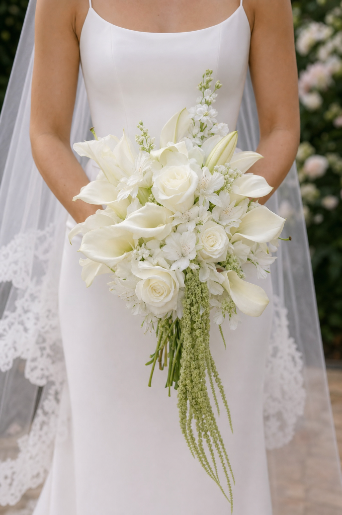 Cascading Calla Bouquet