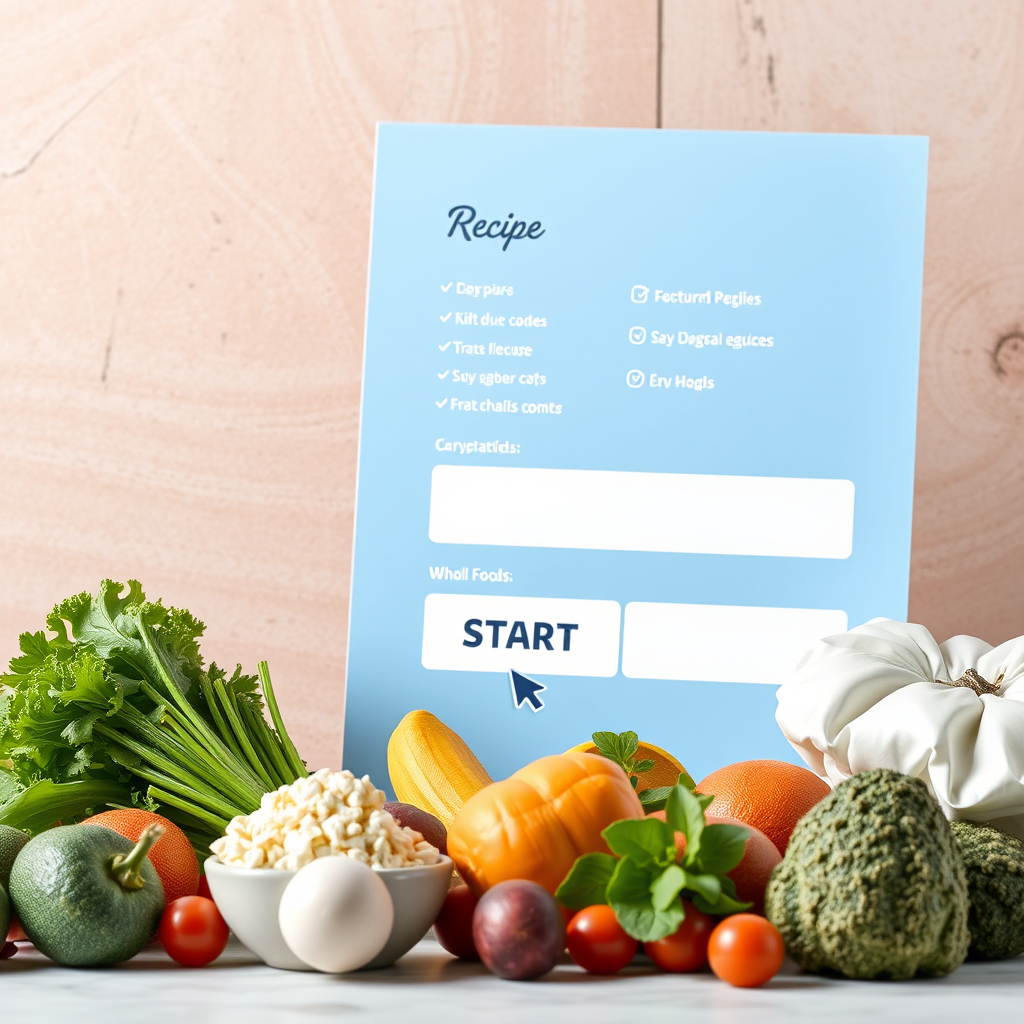 Recipe with fresh produce for automatic cost calculation
