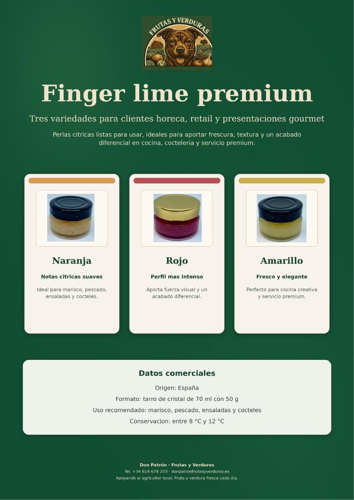 Dossier Finger Lime Don Patrón