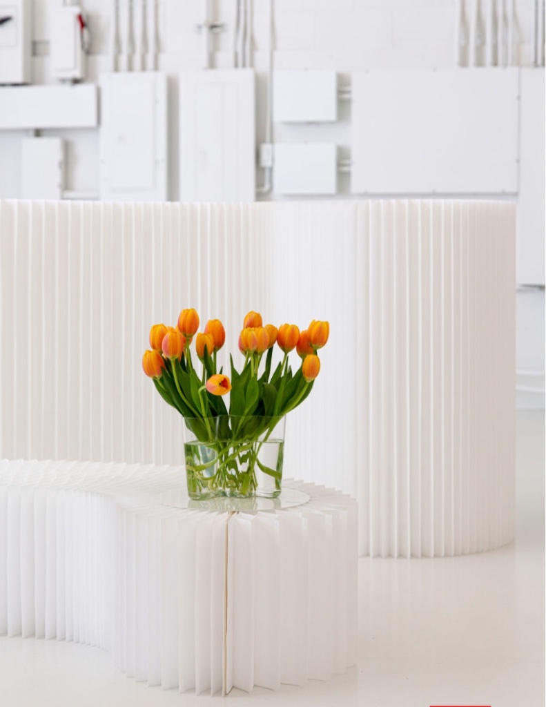 Softblock - White textile 305 x 455