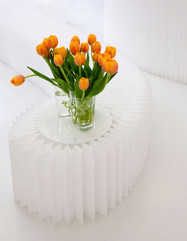 Softblock - White textile 305 x 305