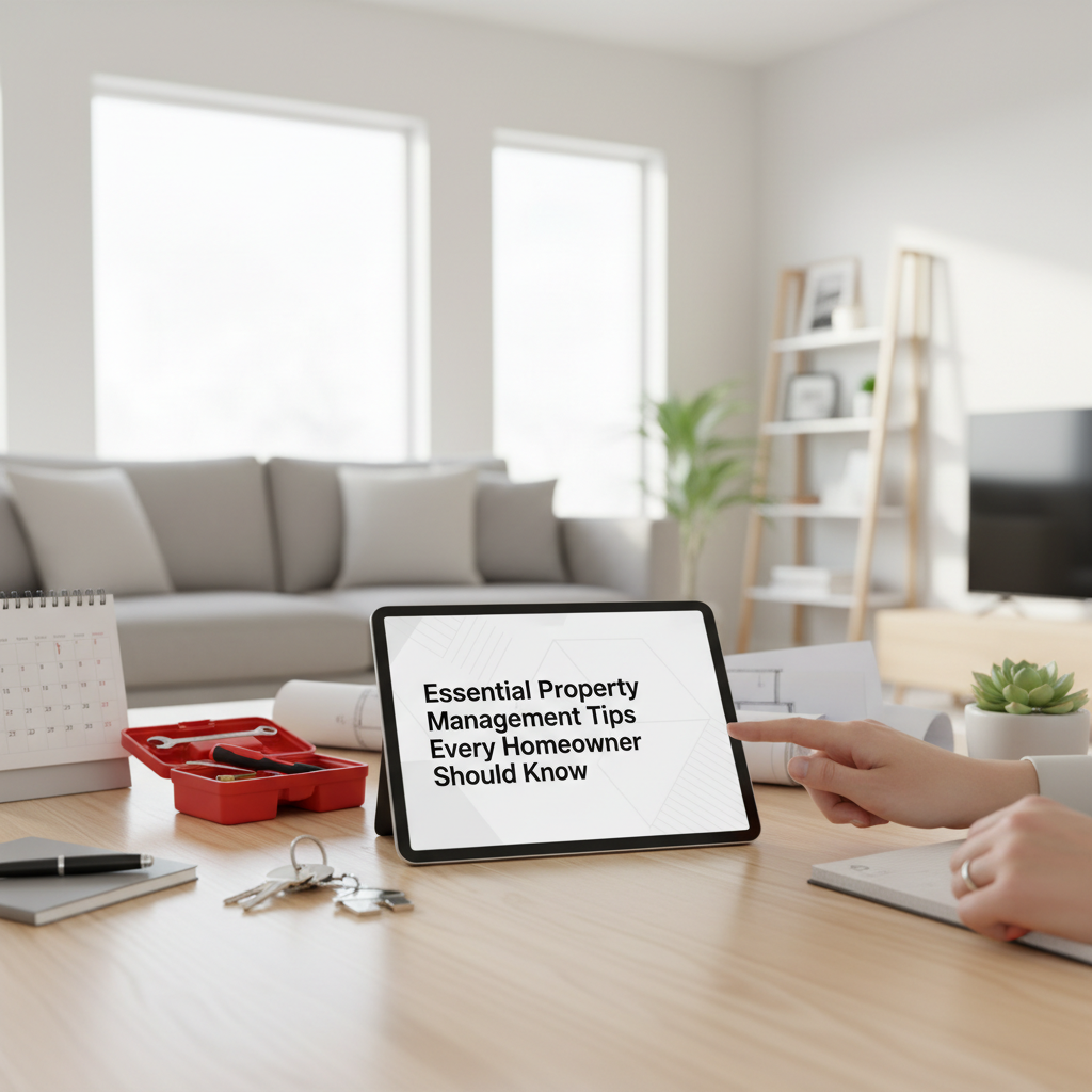 Essential Property Management Tips Every Homeowner Should Know