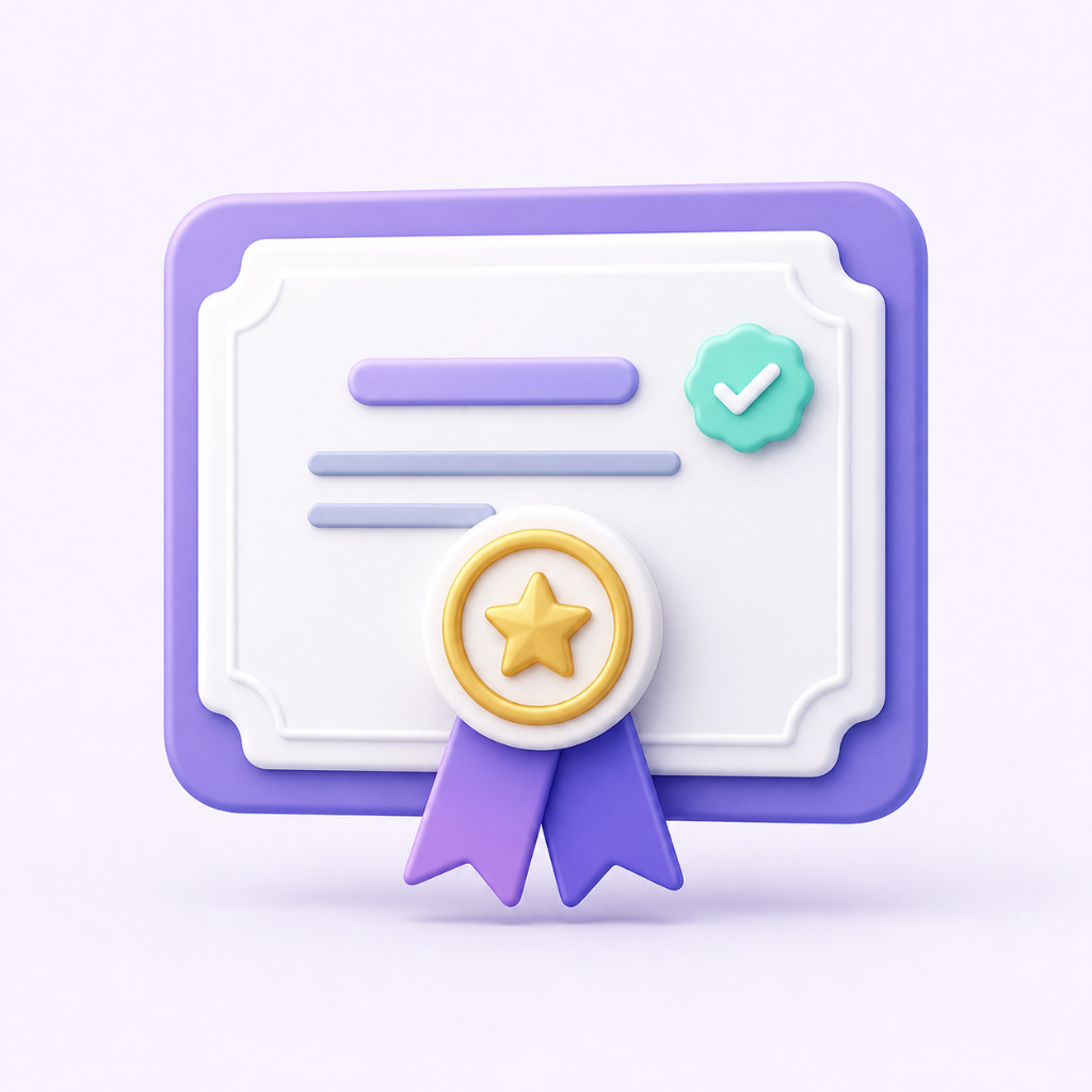 Certificates icon