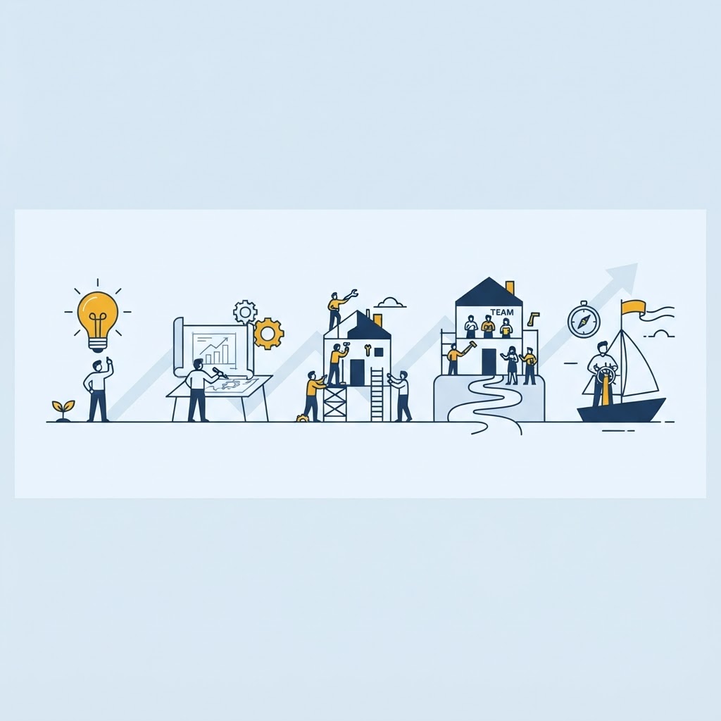 The 5 Stages of Entrepreneurship: From Idea to Owner Independence