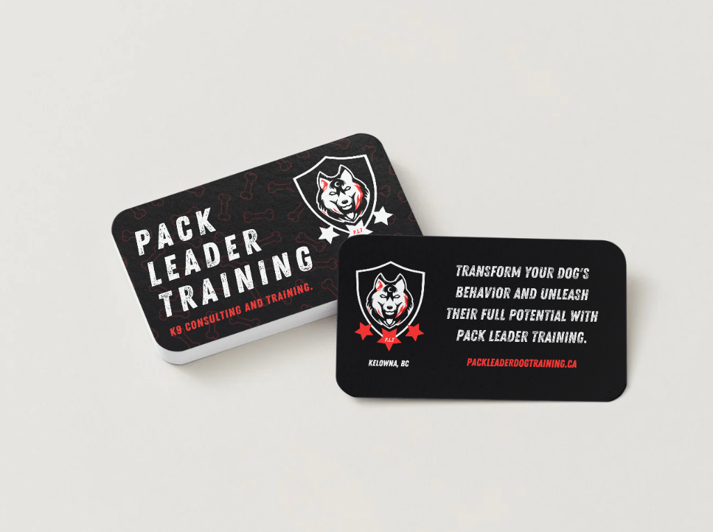 Pack Leader Training business cards