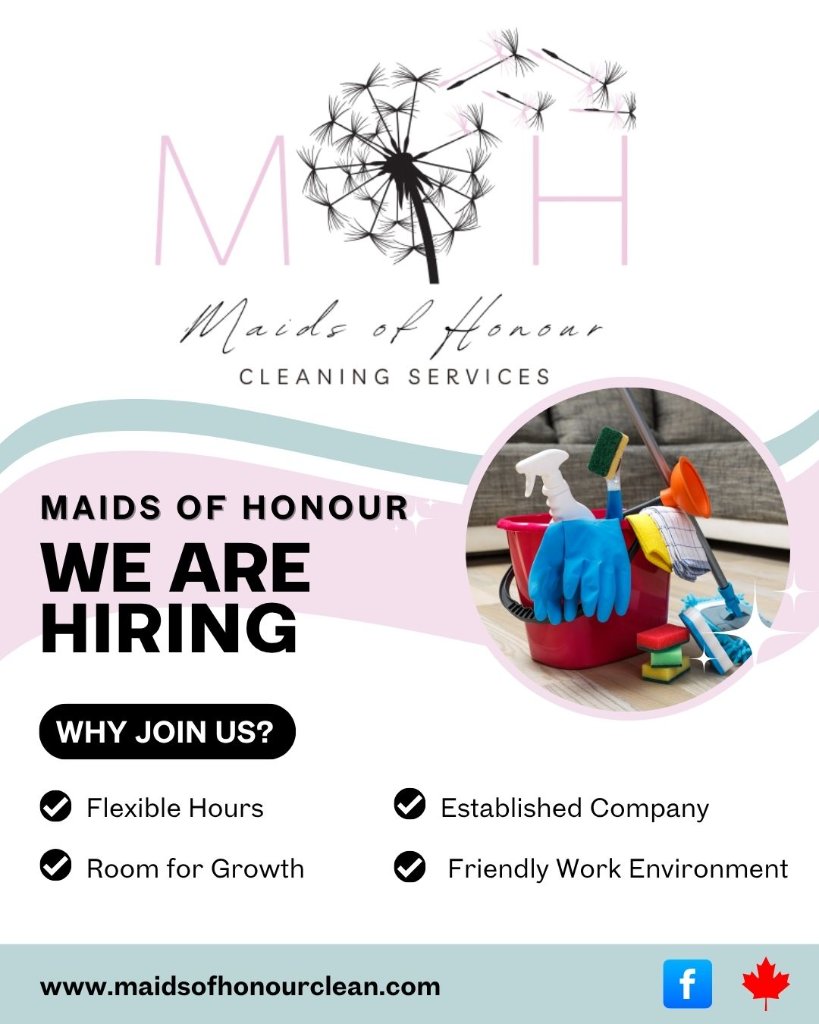 Maids of Honour hiring social post