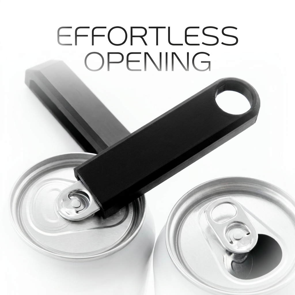 Effortless Opening can opener design