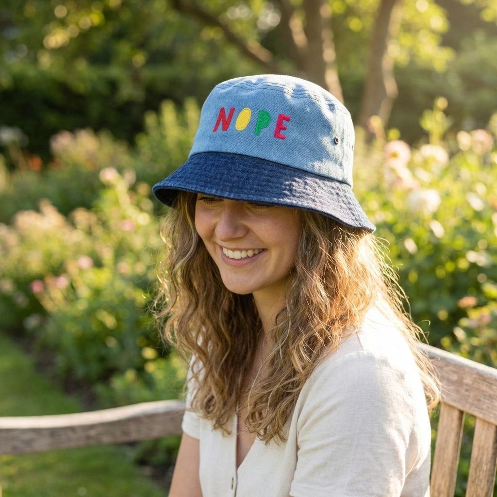 Custom embroidered bucket hat