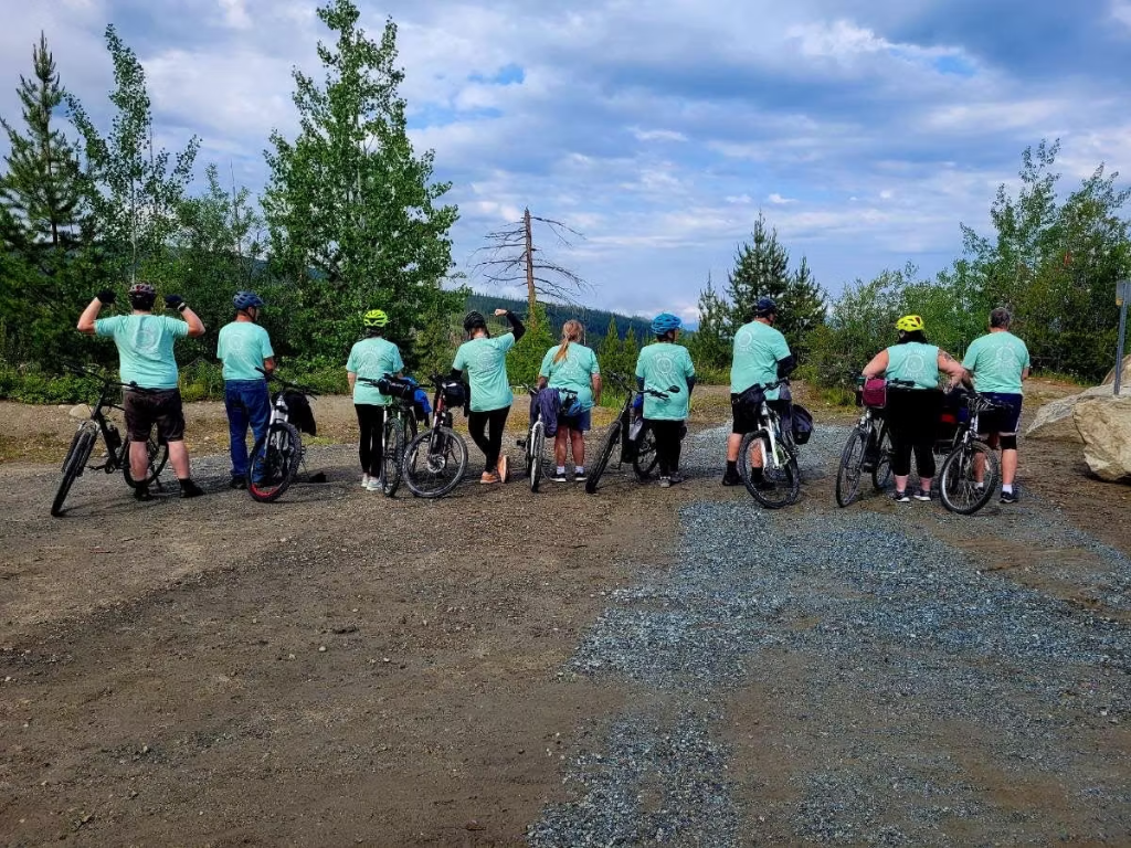 The Odd Spokes Bicycle Club group photo