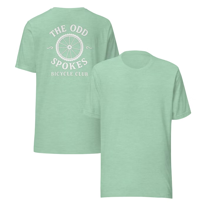 The Odd Spokes Bicycle Club shirt design