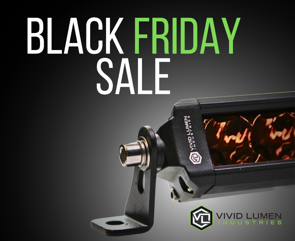 Vivid Lumen Industries Black Friday sale social media post