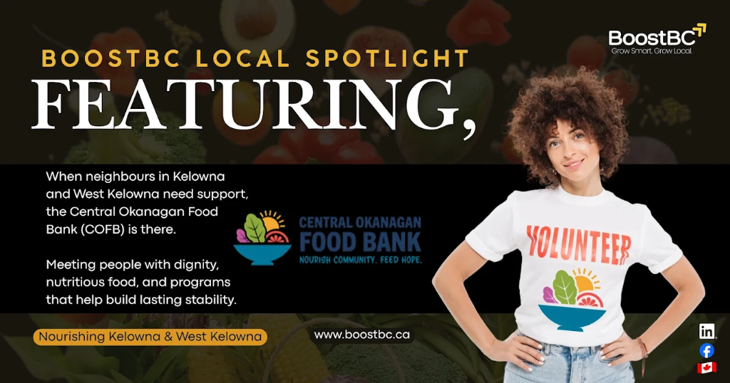 BoostBC Central Okanagan Food Bank spotlight