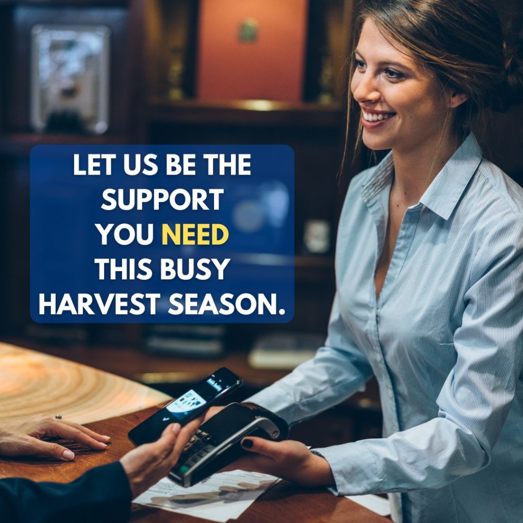 Shirts N Skins harvest season social post