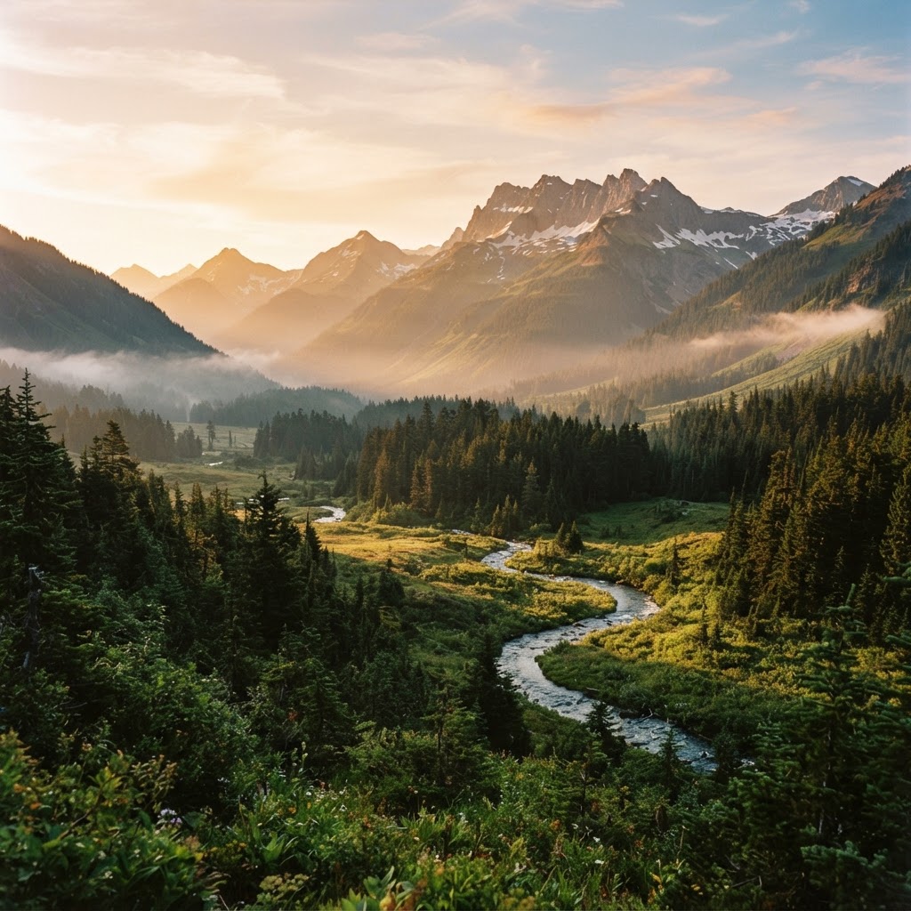 Mountain nature landscape