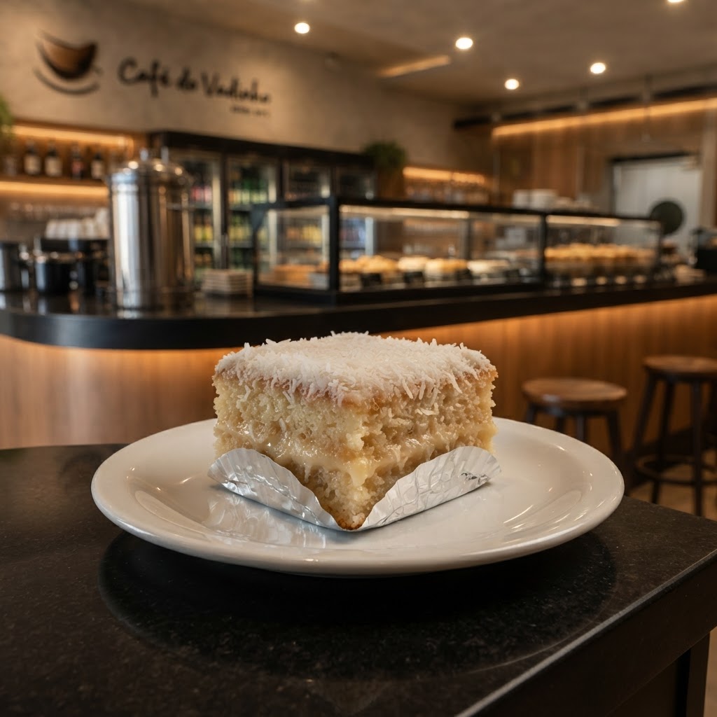 Bolo de Côco Gelado