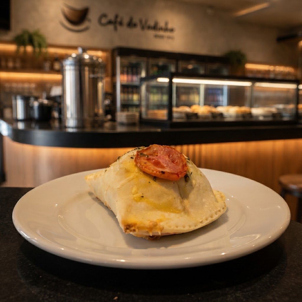 Foccacia Assada (Queijo, presunto, tomate, catupiry, orégano)
